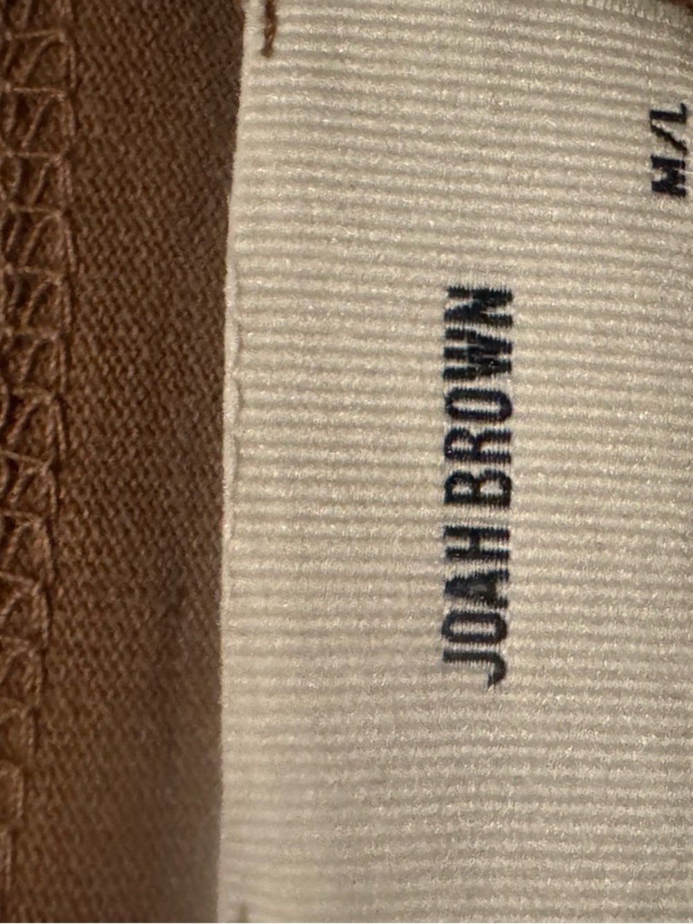 Joah Brown Ribbed Brown Tank - Picture 4 of 4